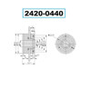 Hhip 1-16-27 TiN Coated Taper Pipe Tap 1011-3305