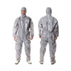 3m Coverall,3XL,Gray,Non-Porous Film Lam 4570-3XL
