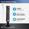 Lasko 36 In. Black Tower Fan 2511 566404