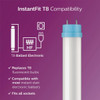 Philips 32w 4' T8dldlx Led Bulb 545616 Pack of 10 535338
