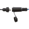 Hubbell Premise Wiring Patch Cord,Cat 6,Booted,Black,7.0 ft. HI607AA
