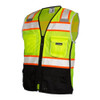 Kishigo Vest,Black,2XL 1515-2X