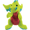 goDog Dragons Small Green Squeaky Plush Dog Toy 70643-98997-024 711140