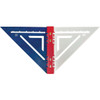 Rapid Rafter 7 In. Red, White, and Blue Double-Sided Rafter Square 1001