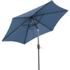 Outdoor Expressions 7.5 Ft. Aluminum Tilt-Crank Heather Blue Patio Umbrella 838645 838645