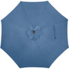 Outdoor Expressions 9 Ft. Aluminum Tilt-Crank Heather Blue Patio Umbrella 856151 856151