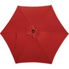 Outdoor Expressions 7.5 Ft. Aluminum Tilt-Crank Crimson Red Patio Umbrella 811193 811193