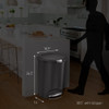 Simplehuman 50 L Round Step-On Can, Black, Plastic, 18.7 in CW1355