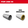 Milwaukee Tool Duct Knife, Serrated-Smooth, Blade 5 1-2 in L 48-22-1927