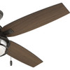 Decorative Ceiling Fan, 52 in Blade Dia, 4 Blades, 3 Speeds, 120V AC, Bronze  59214