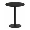 Round Laminate Table Top, 36" W, 36" L, 43.125" H, Laminate Top, Wood Grain