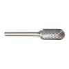 Manufacturer Varies Carbide Bur,Radius End,1/4 In,1/4 Shank 310-001071C