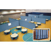 Screenflex Portable Room Divider,5Ft 9In W,Stone HKDL603-DG