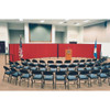 Screenflex Portable Room Divider,5Ft 9In W,Stone HKDL603-DG