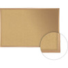 Ghent Cork Bulletin Board 72x48", Wood Frame WK46