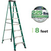 Louisville 8 ft Fiberglass Stepladder, 225 lb Capacity FS4008