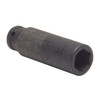 WESTWARD 1/4 in Drive Impact Socket Deep Socket, Black Oxide, Steel,5.5 mm