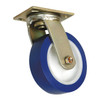 Manufacturer Varies Swivel Plate Caster,Plyurethane,6 in,900 lb,Blu 1NUX4