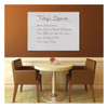 Mooreco Dry Erase Board, Glass, 48 in, 72 in, No Frame Frame, White, Gloss 83845