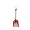 Hygienic Square Point Shovel, Polypropylene Blade, 37-1-2 in L, Green  6981MD2