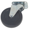 Manufacturer Varies Swivel NSF-Listed Plate Caster,Rubber,5 in.,200 lb. 4W907