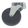 Manufacturer Varies Swivel NSF-Listed Plate Caster,Rubber,5 in.,200 lb. 4W907