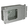 Raco Electrical Box, 113.3 cu in, Data Box Type, 3 Gangs, Steel, Rectangular Shape 263