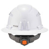 Ergodyne White Class C Hard Hat Full Brim Vented 8973-LED