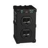 Tripp Lite Plug Adapter, Surge, 5-15R, 5-15P, 0 ft., Black ULTRABLOK