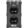 Tripp Lite Plug Adapter, Surge, 5-15R, 5-15P, 0 ft., Black ULTRABLOK