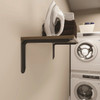 John Sterling Magnum 12 In. Black Decorative Shelf Bracket RP-0099-12BK 237190