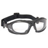 Sealed Safety Glasses, Donyi Design, Anti-Fog, Wraparound, Foam Lined, Black/Blue Frame, Clear Lens
