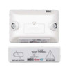 Dual-Lite Remote Head,18 V,LED,Thrmplst,White EVHCR2
