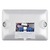 Dual-Lite Remote Head,18 V,LED,Thrmplst,White EVHCR2