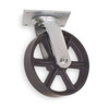Manufacturer Varies Swivel Plate Caster,Cast Iron,8 in.,1200 lb. 1NVR4