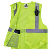 Ergodyne S Lime Economy Breakaway Mesh Vest Class 2 - Single Vest 8215BA-S