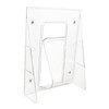 Deflecto Magazine Holder,1 Compartment,Clear 55501GR