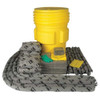 Spill Kit, 82 gal Volume Absorbed per Kit, 95 gal Capacity, Drum, Yellow  SKA-95
