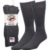 Railroad Sock King Size Black Crew Sock (2-Pack) 6052K BK 732045