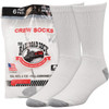 Railroad Sock White Crew Sock (6-Pack)