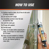 DAP Silicone Max 10.1 Oz. Black Premium All Purpose 100% Silicone Sealant 7079808789 794019
