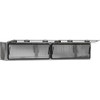 18x16x96 in Diamond Tread Aluminum Topsider Truck Box with Flip-Up Doors  1701770