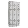 Safco® Three-Column Box Locker, 36w X 18d X 78h, Two-Tone Gray 5527GR