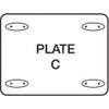Manufacturer Varies Rigid Plate Caster,Polye,5 in.,350 lb. 1UKA7