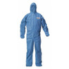 Kleenguard Hooded Disposable Coverall,Blue,XL,PK24 58514