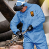 Kleenguard Hooded Disposable Coverall,Blue,XL,PK24 58514