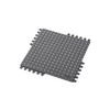Notrax Interlocking Antifatigue Mat Tile, 18 in W x 18 in L, Black 572S1818BL