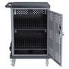 National Public Seating Charging Station,38 1-4 in H,Gray DCC