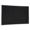 Ghent Rubber Bulletin Board 24" x 36", Black ATR23-BK