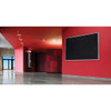 Ghent Rubber Bulletin Board 24" x 36", Black ATR23-BK